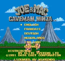 Image n° 4 - screenshots  : Joe & Mac - Caveman Ninja (Beta)